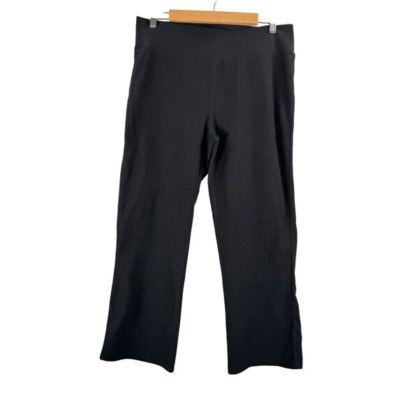 VUORI VW487 Mid Rise Elevation Slim Bootcut cropped charcoal sz XL